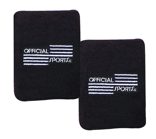OFFICIAL SPORTS Black Wristbands - 1447