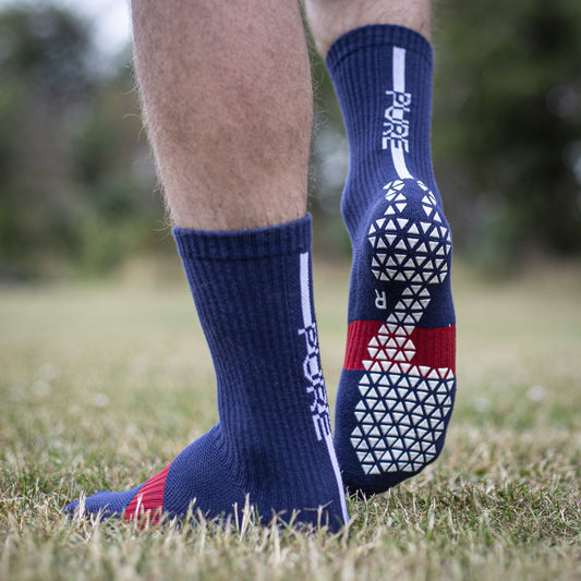 PURE GRIP SOCKS PRO - NAVY