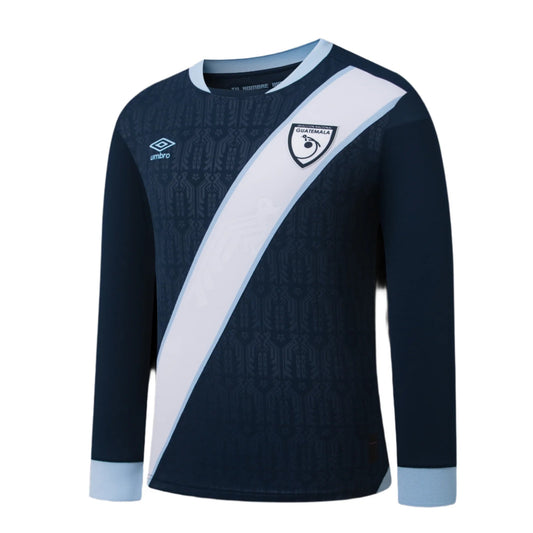 2025 UMBRO Guatemala Men's Replica Long Sleeve Away Jersey - UUM1GUAL525102