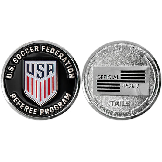 OFFICIAL SPORTS U.S. Soccer Silver Flip Coin - 7007