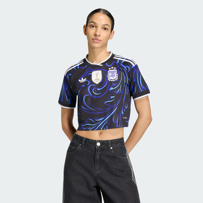 Adidas Argentina Women's Away Cropped Jersey 26/27 - KE5984