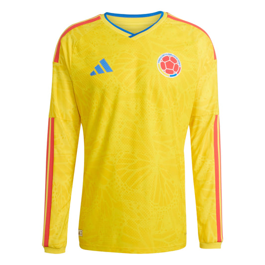 ADIDAS Colombia Men's Authentic Home LS Jersey 2026 - JZ8789