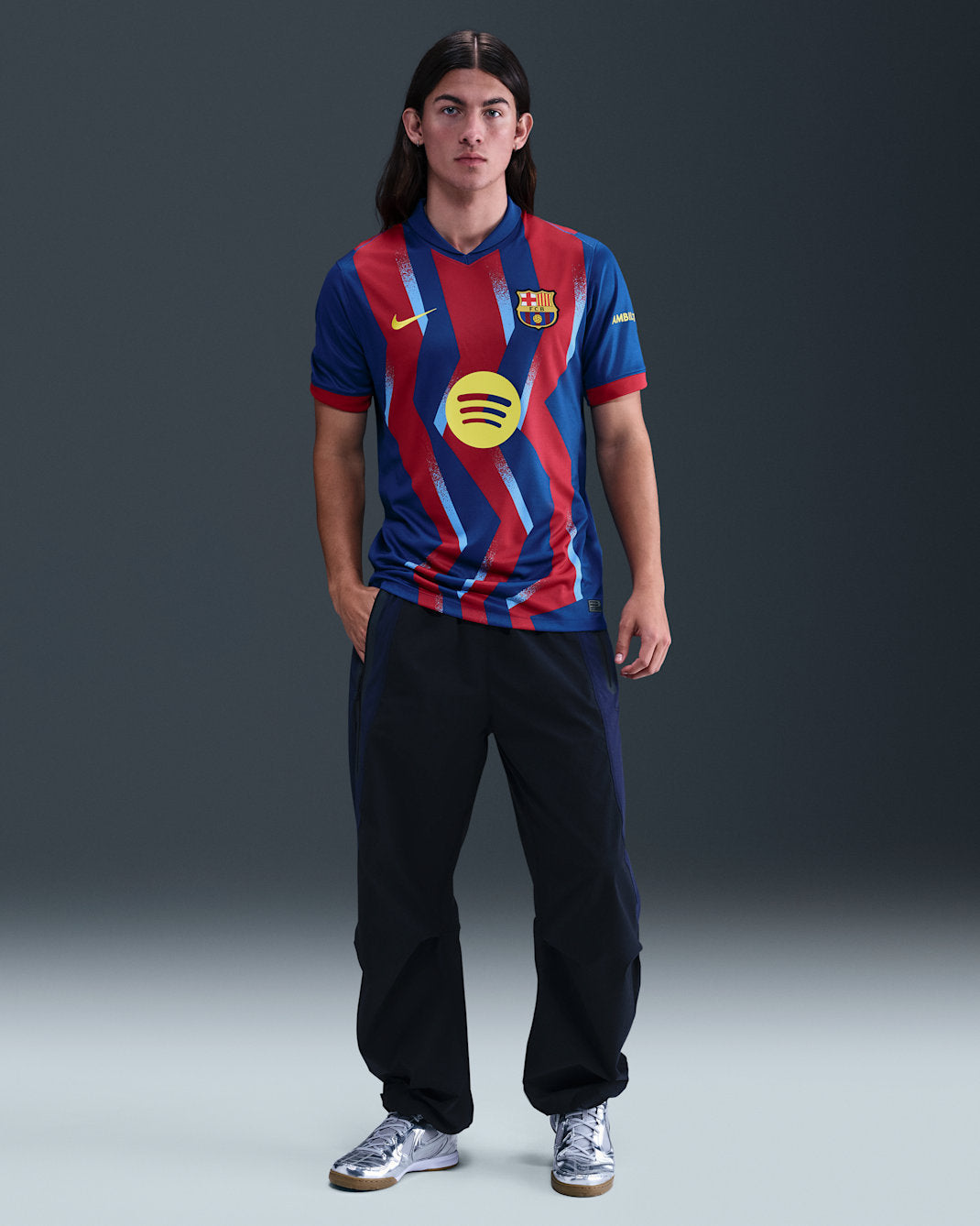 NIKE FC Barcelona Men's 4th Jersey 25/26 - FZ1304 432 – Aggressive
