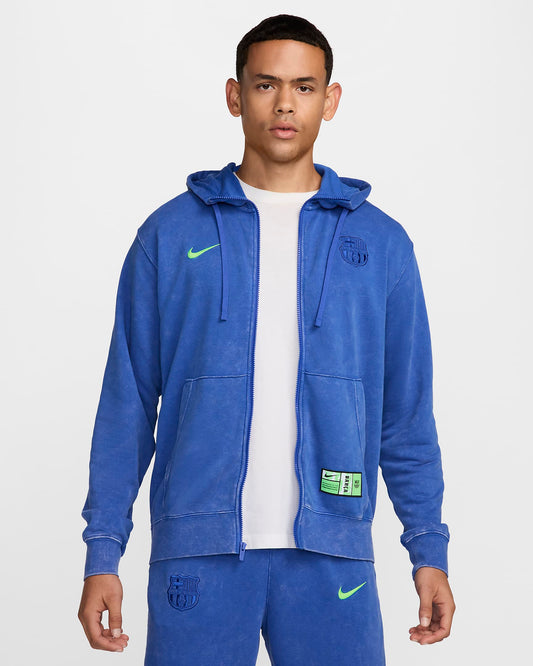 NIKE FC Barcelona Third Men's Soccer FZ Hoodie - FQ2999 405