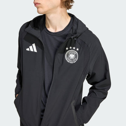ADIDAS 2026 Germany Men's Tiro Travel FZ Windbreaker - JZ9326