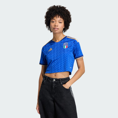 Adidas Italy Women's Home Cropped Jersey 26/27 - KE8081