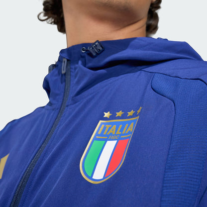 ADIDAS 2026 Italy Men's Tiro Travel FZ Windbreaker - JY7052
