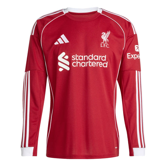 ADIDAS Liverpool Men’s Home LS Jersey 25/26 - JV6456