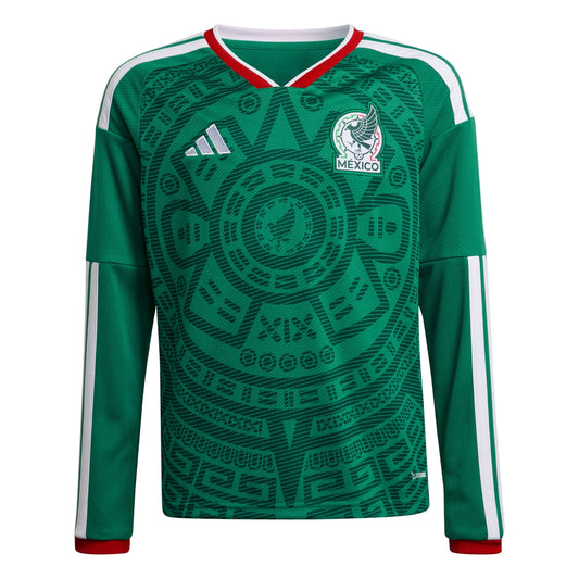ADIDAS Mexico Youth Home LS Jersey 2026 - KA6067