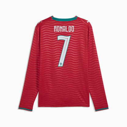 PUMA Portugal Men's CR7 Home LS Jersey 2026 - 788142 77