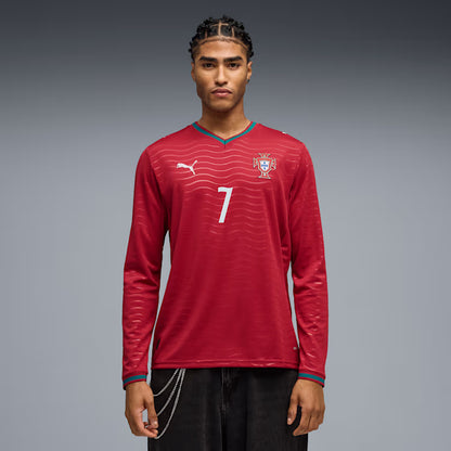 PUMA Portugal Men's CR7 Home LS Jersey 2026 - 788142 77