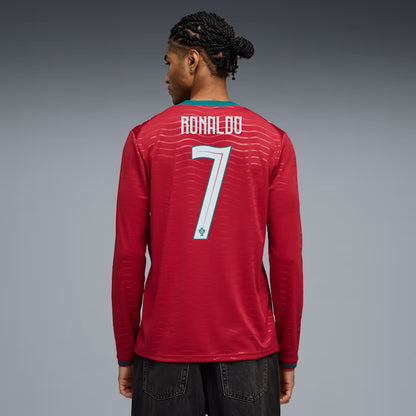 PUMA Portugal Men's CR7 Home LS Jersey 2026 - 788142 77