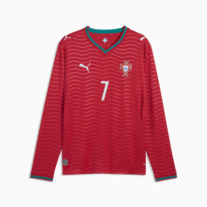 PUMA Portugal Men's CR7 Home LS Jersey 2026 - 788142 77