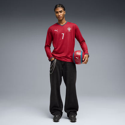 PUMA Portugal Men's CR7 Home LS Jersey 2026 - 788142 77