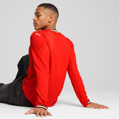 2025/26 PUMA Portugal Men’s Replica Long Sleeve Home Jersey - 779191 01