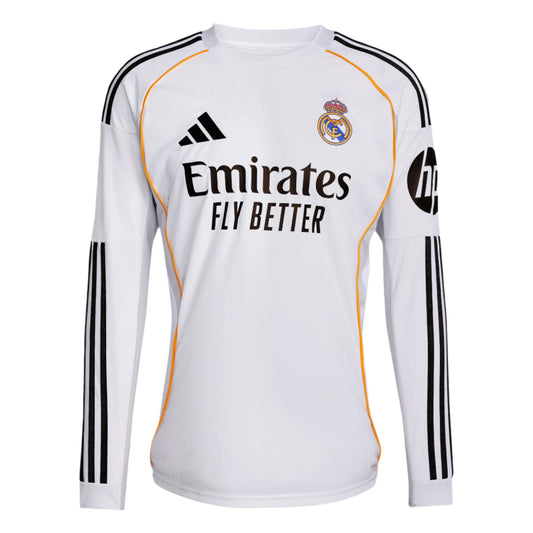 ADIDAS Real Madrid Men's Home LS Jersey 25/26 - JN8884