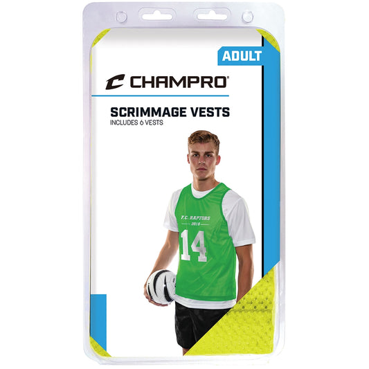 CHAMPRO Youth Scrimmage Vests 6-Pack