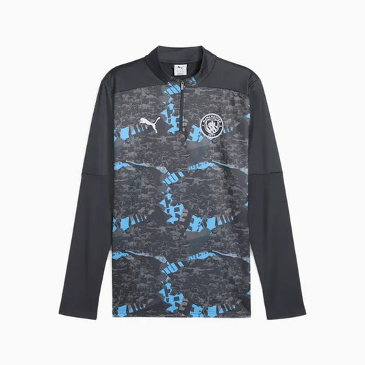 PUMA Manchester City Men's Pre-Match Quarter-Zip Top - 779156 74