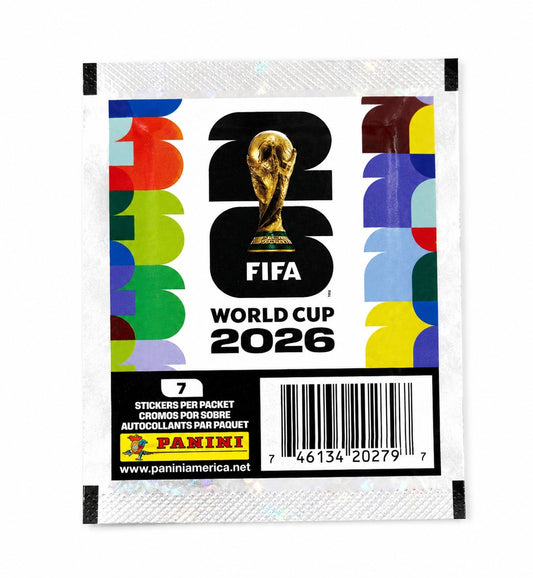Panini 2026 World Cup Sticker Pack (7 stickers per pack)